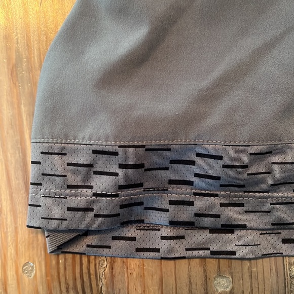 Roadrunner Sports Running/Track Shorts in Grey w/ Florescent Green Accent, Small - Picture 3 of 4